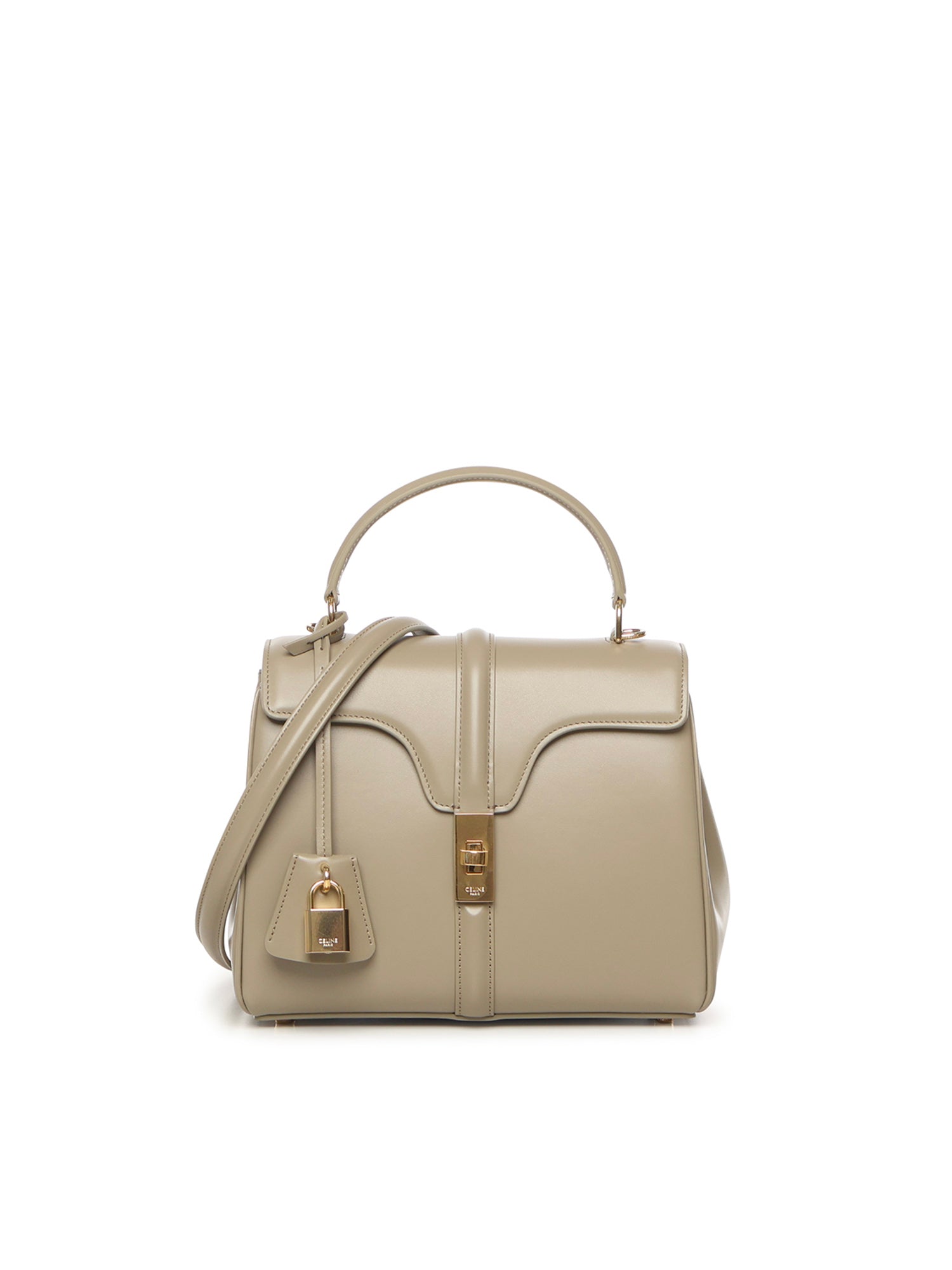 Céline Bags Taupe Calfskin & Lamb Lining
