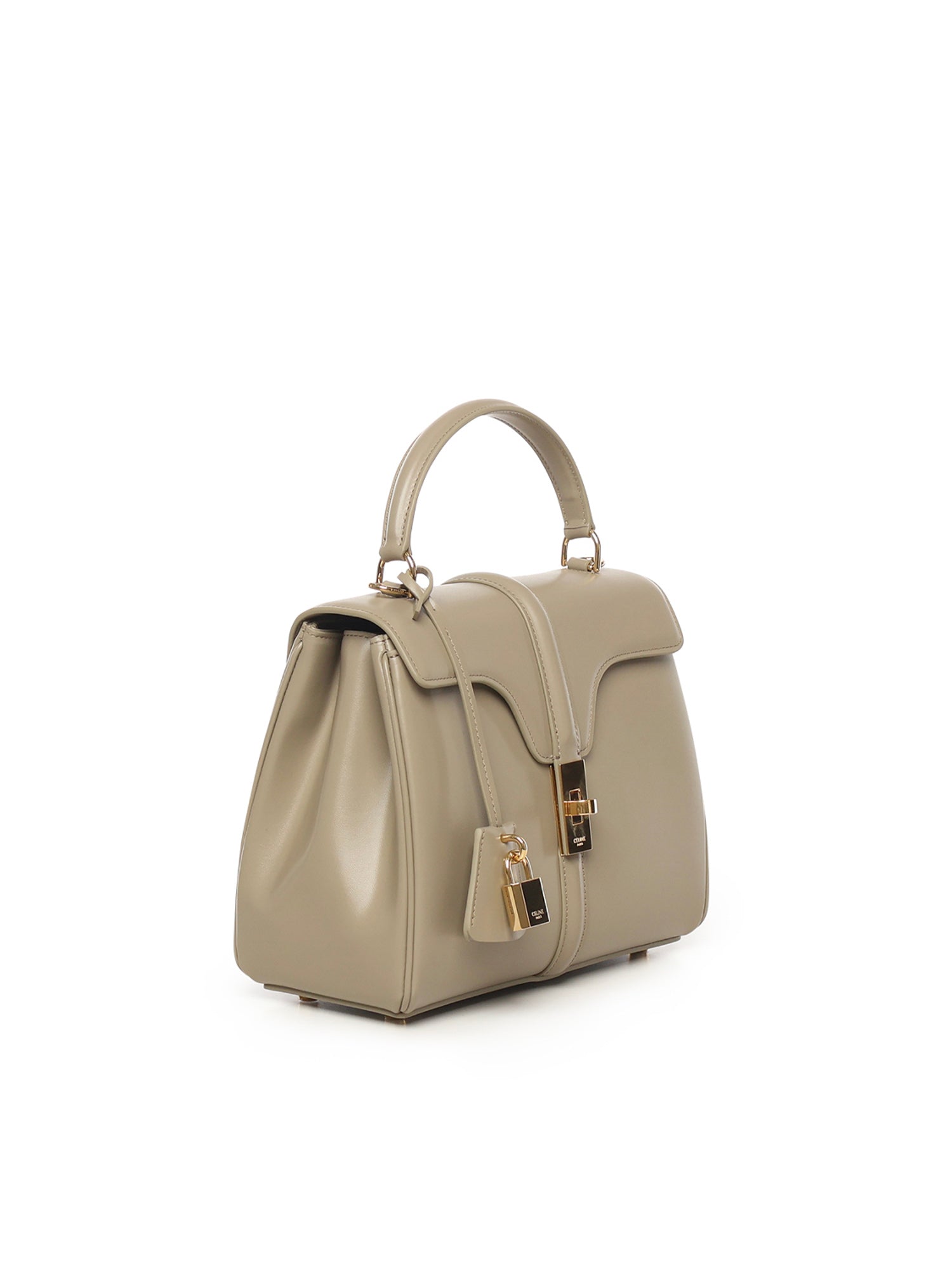Céline Bags Taupe Calfskin & Lamb Lining