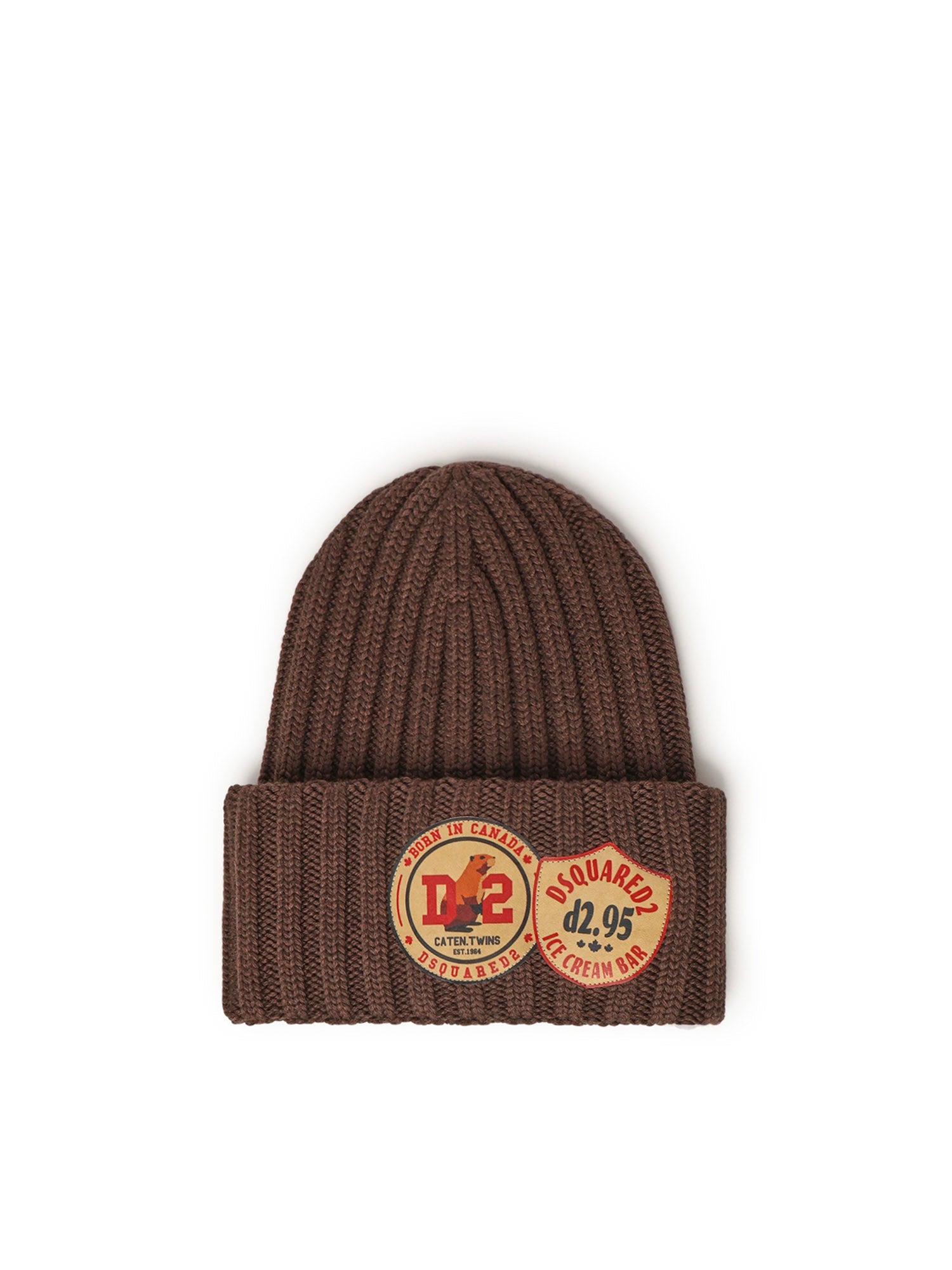 Dsquared2 Hats Brown Wool