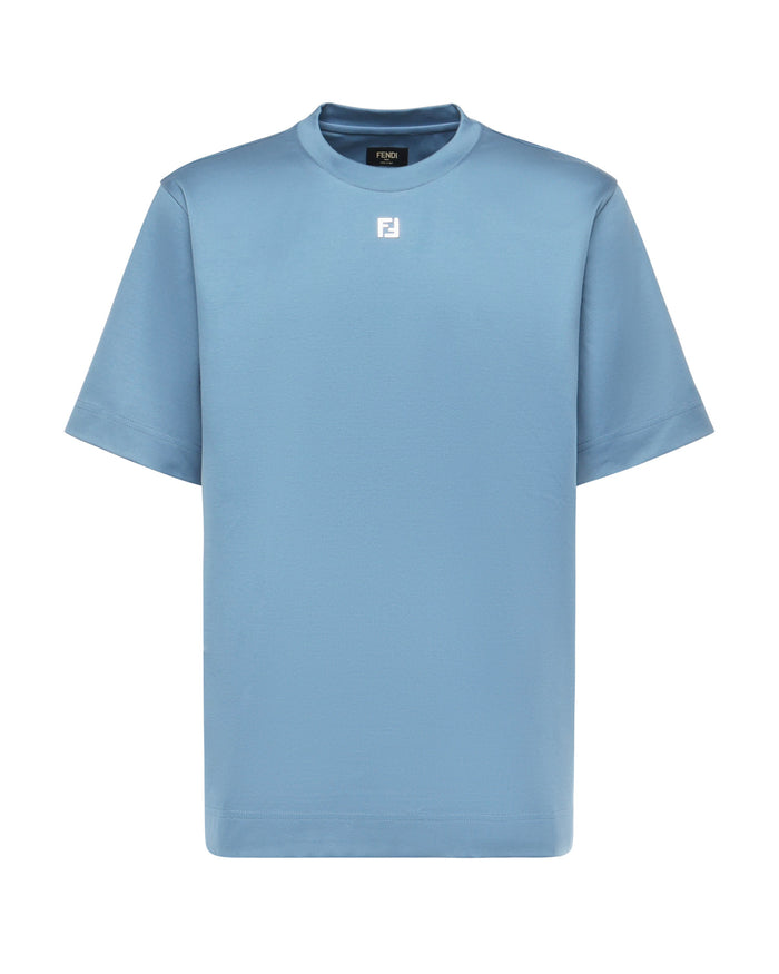 Fendi T-Shirts And Polos Blue Cotton