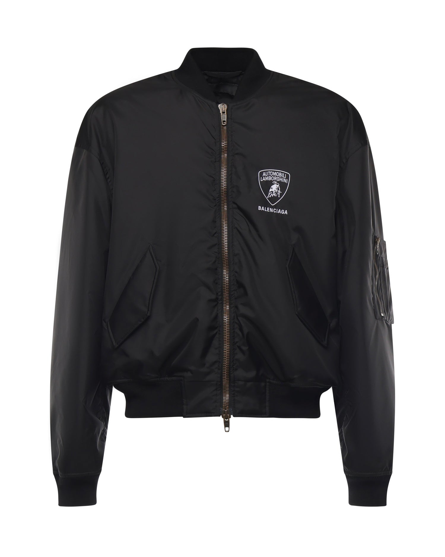 Balenciaga Coats Black Polyamide