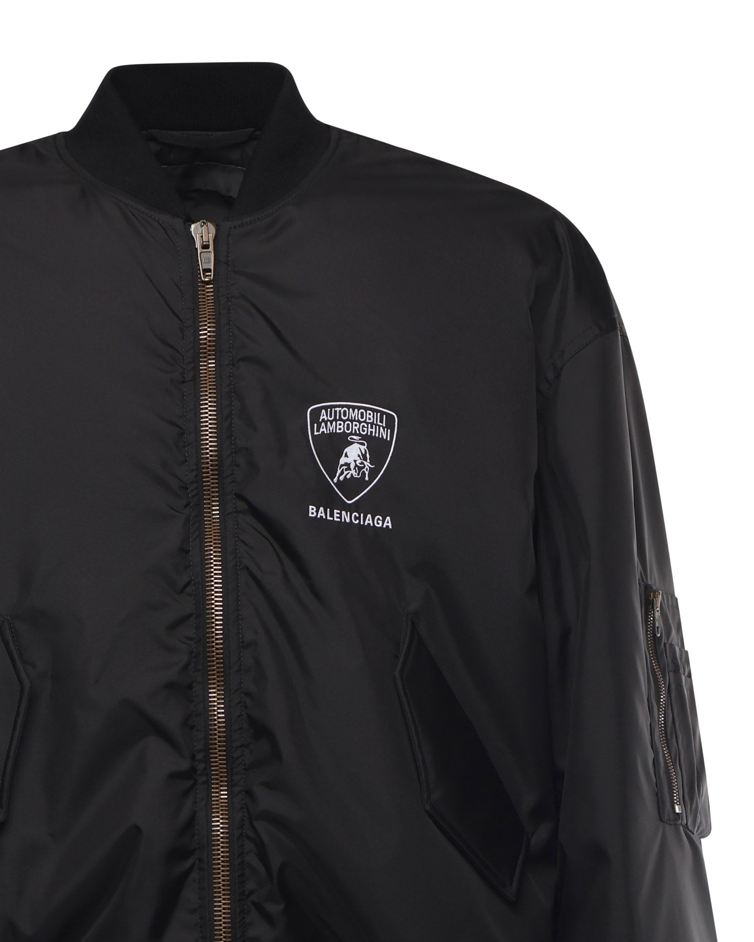 Balenciaga Coats Black Polyamide