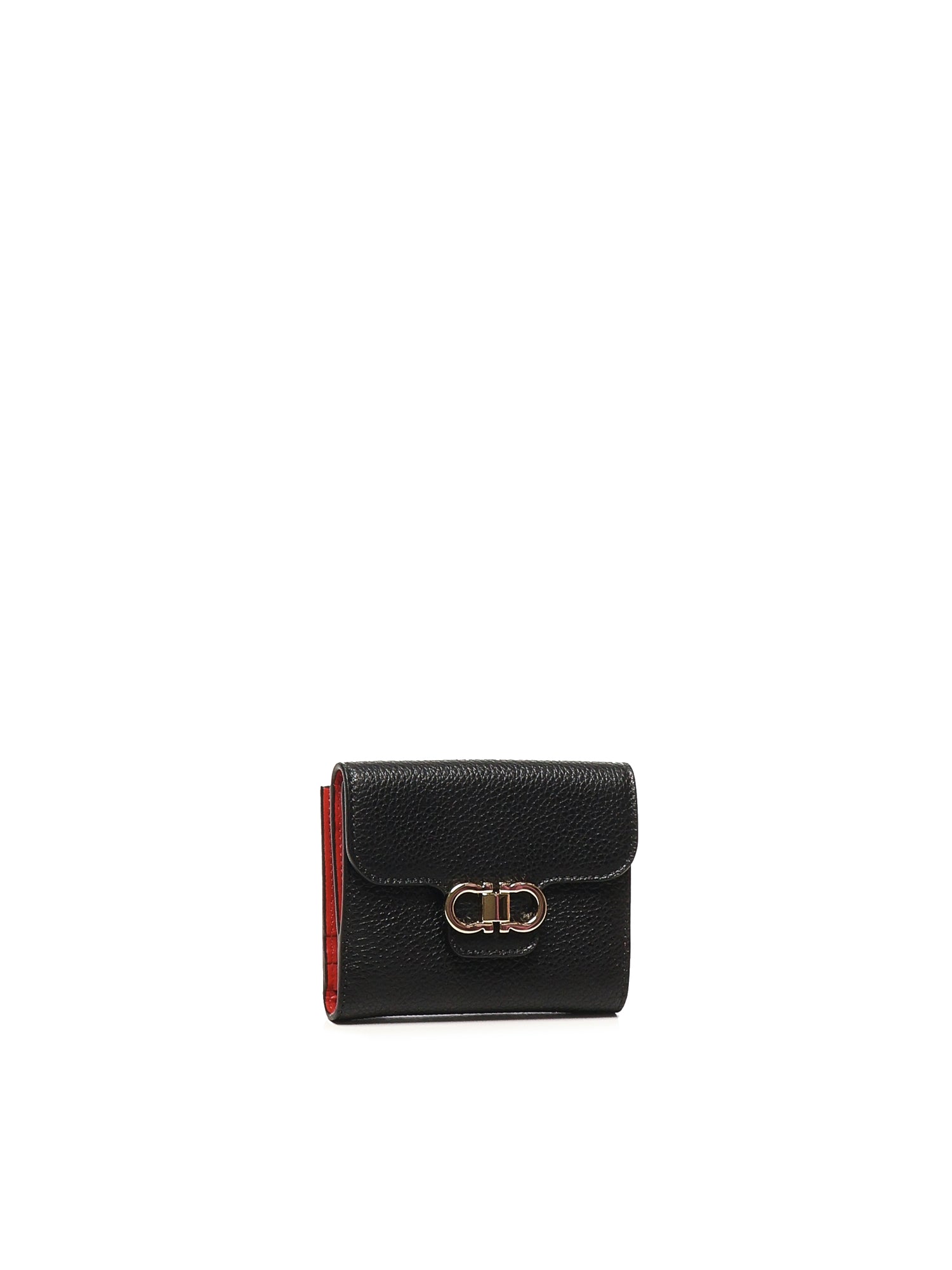 Ferragamo Wallets Black Calfskin