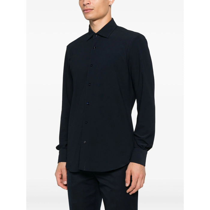 Shirt Mazzarelli Blue Polyamide: 75