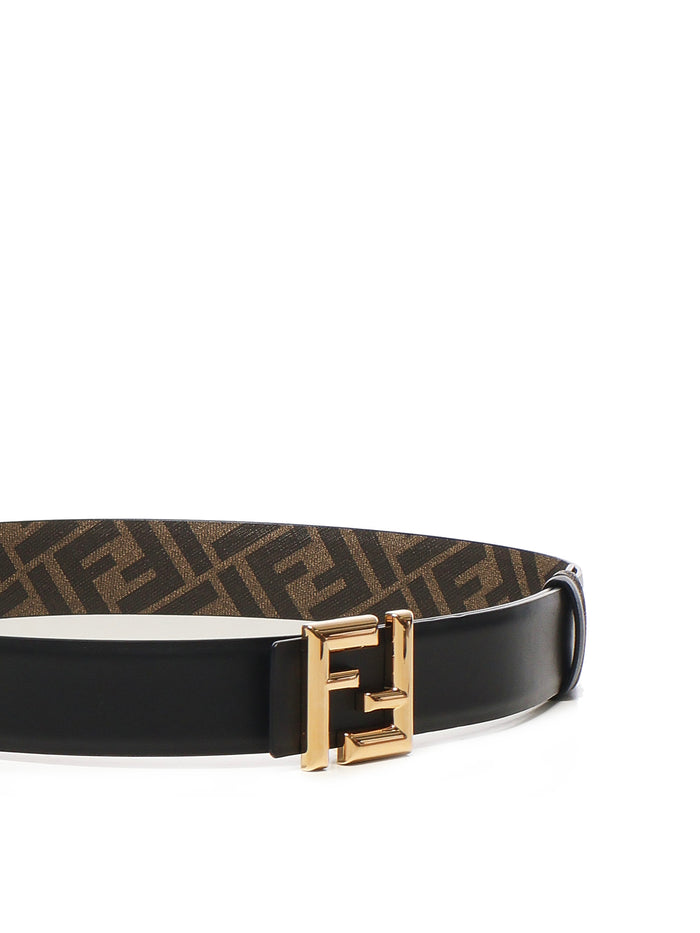 Fendi Belts Black Calfskin