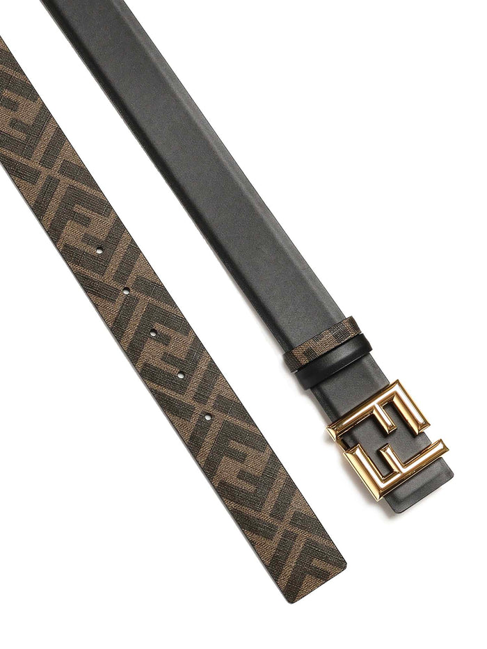 Fendi Belts Black Calfskin