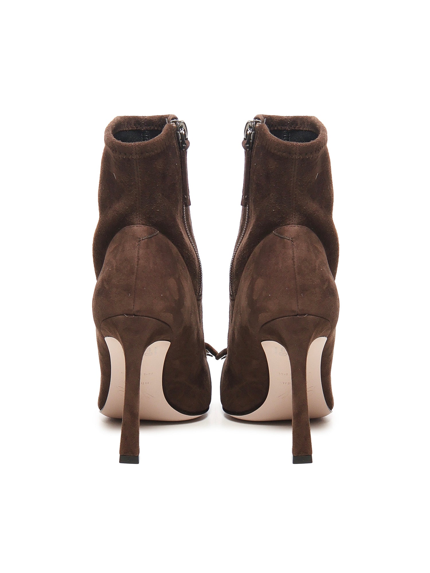 Roger Vivier Boots Brown Lambskin