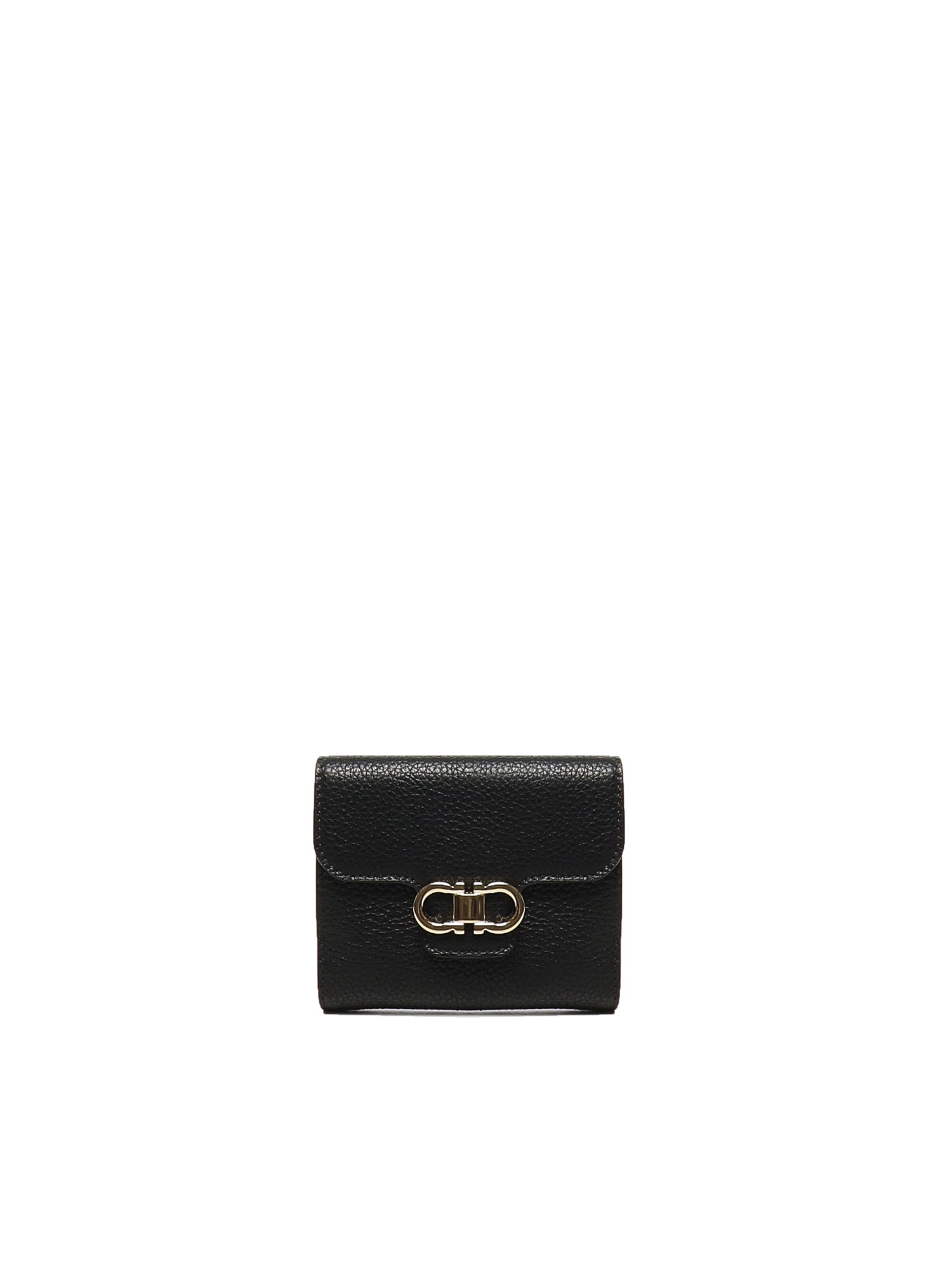 Ferragamo Wallets Black Calfskin