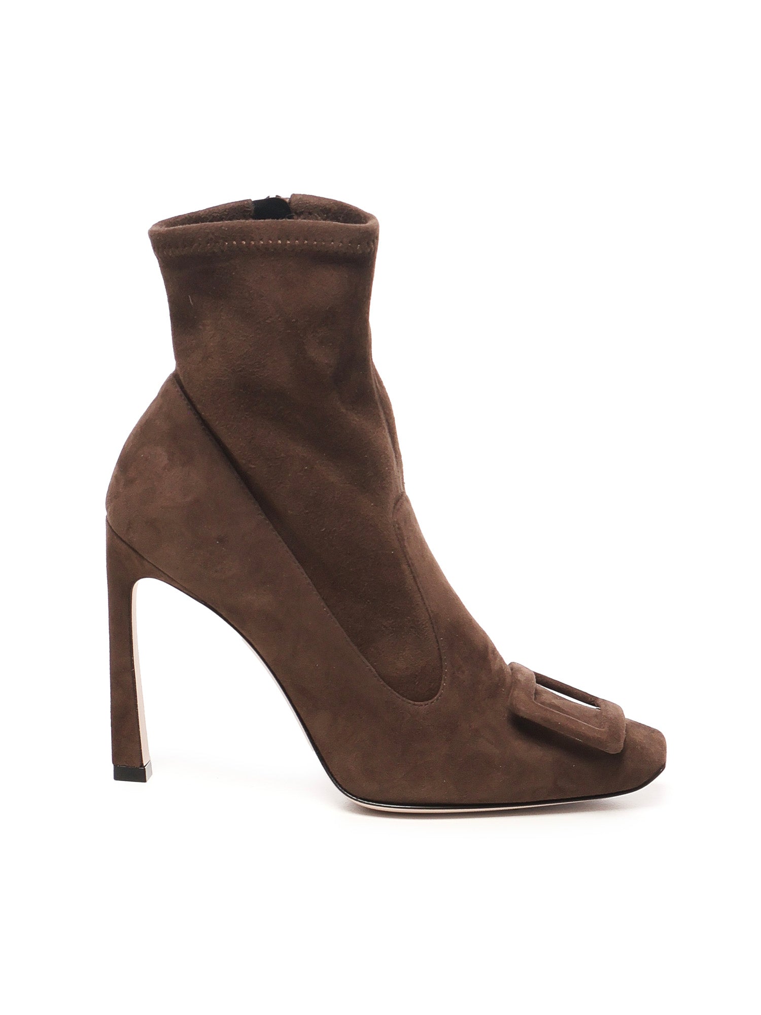 Roger Vivier Boots Brown Lambskin