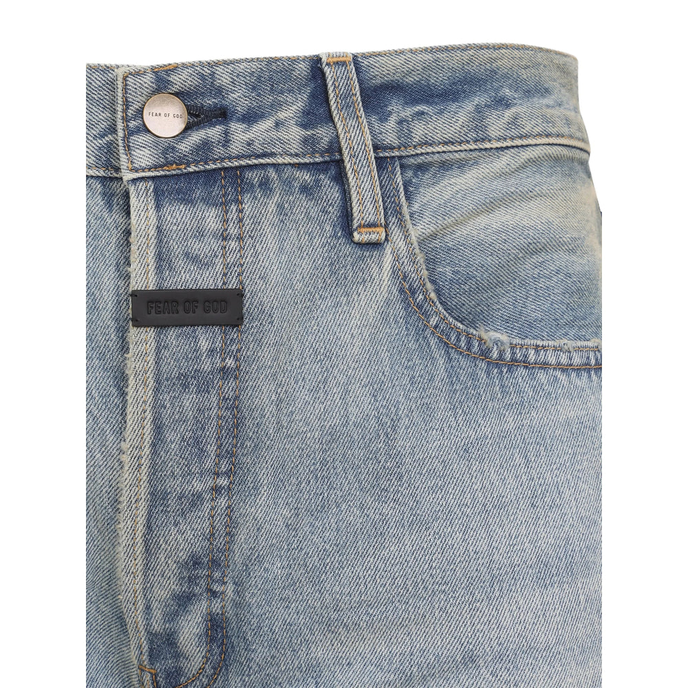 Jeans Fear Of God Blue Cotton: 100