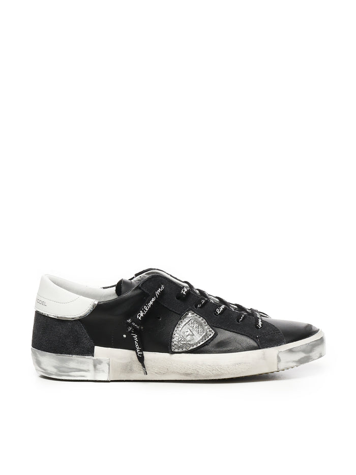 Philippe Model Sneakers Black Calf Leather - Goat