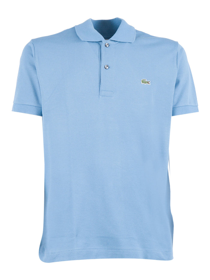 BEST SHORT SLEEVE POLO Light Blue Cotton Sleeves