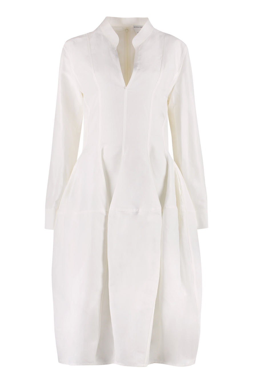 Dress Linen-Viscose Blend Chalk