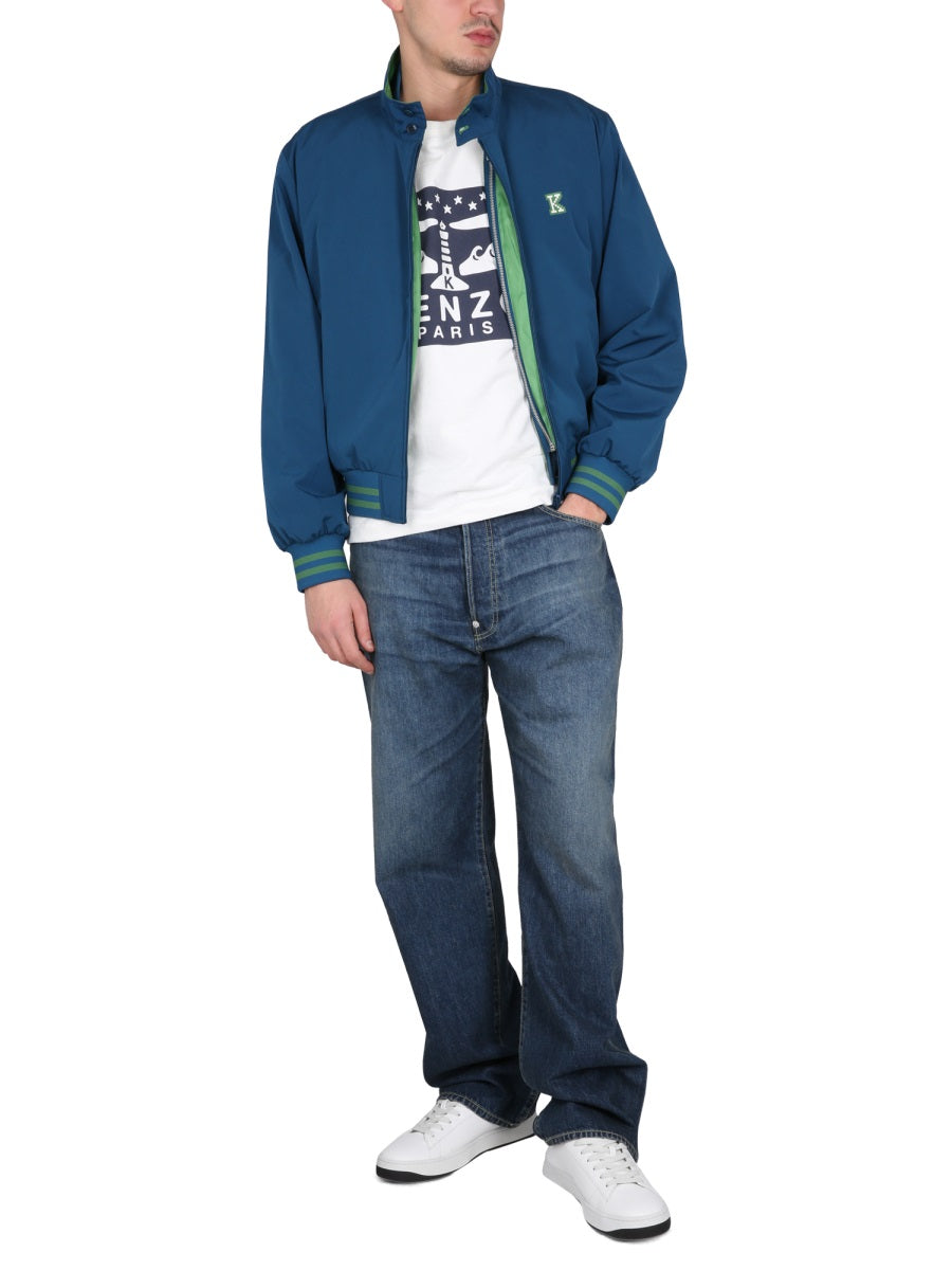 Relaxed Fit Jeans Blue Cotton