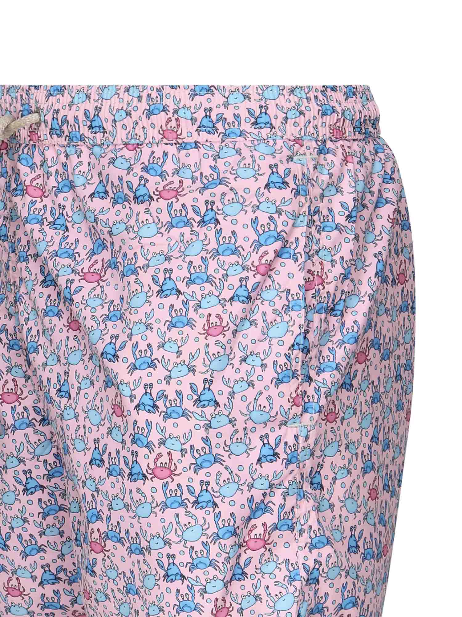 Mc2 Saint Barth Sea Clothing Pink/multi Polyester