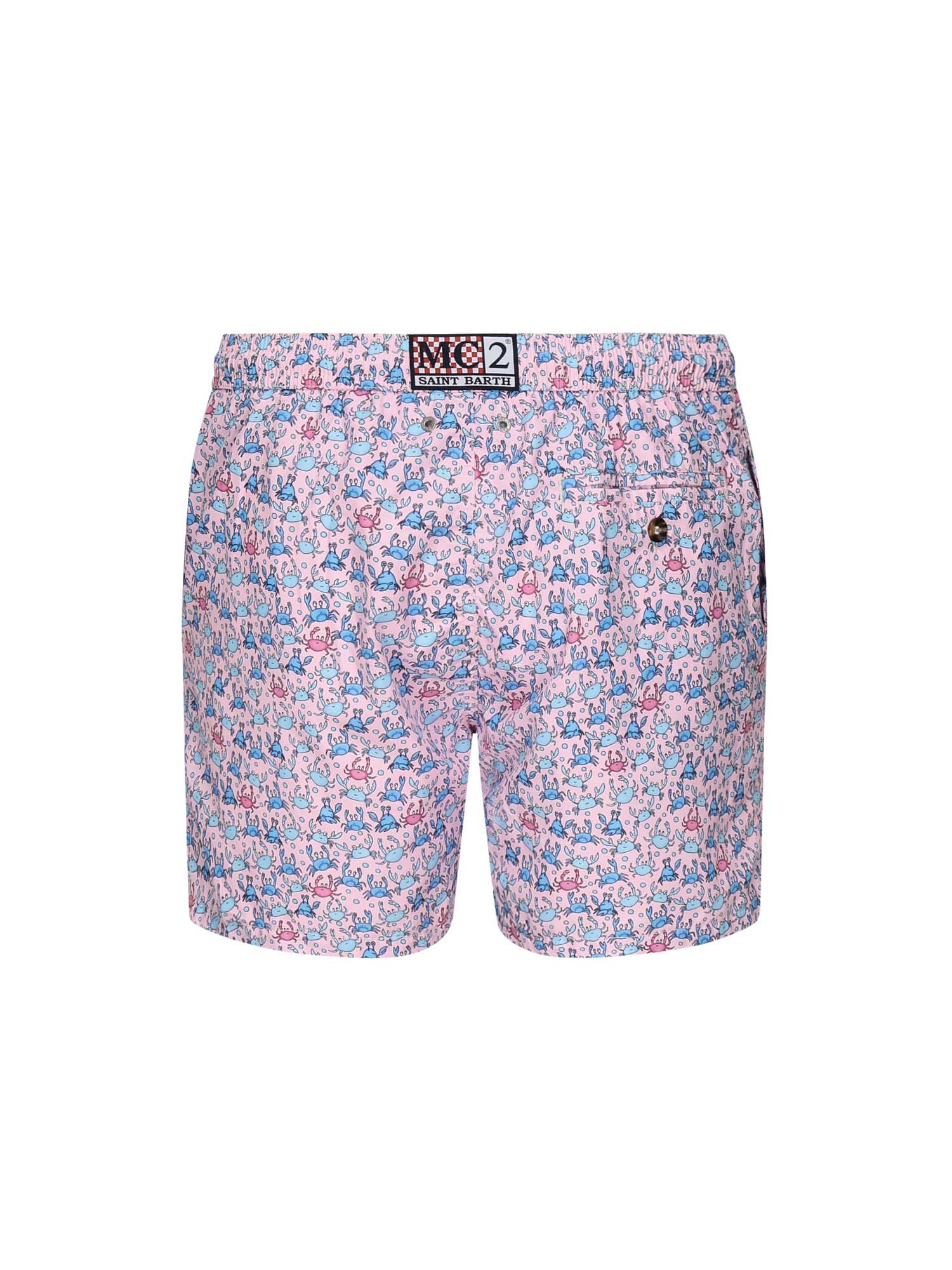 Mc2 Saint Barth Sea Clothing Pink/multi Polyester