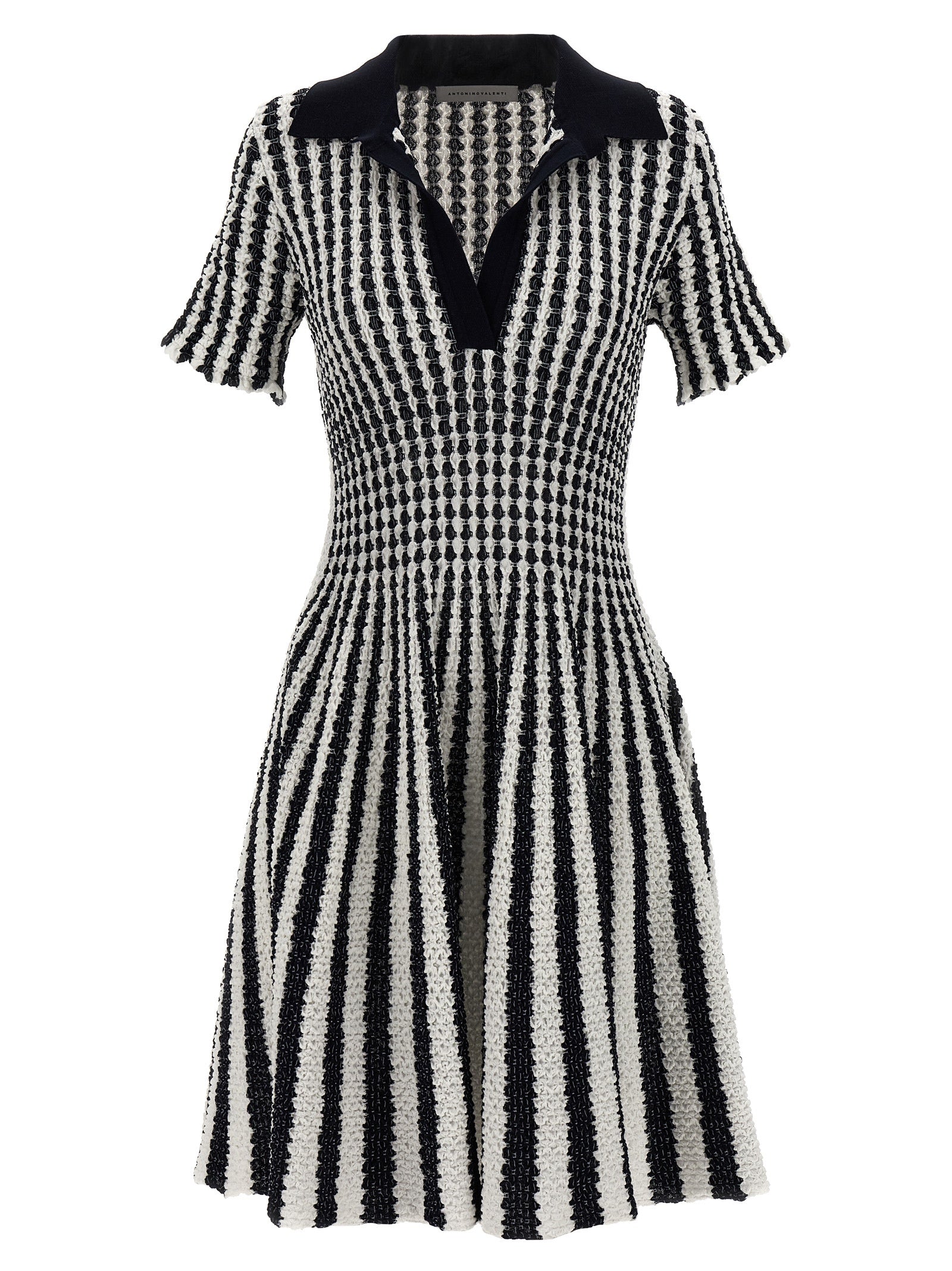 Marylin dress White/black Cotton Polyamide Elastane