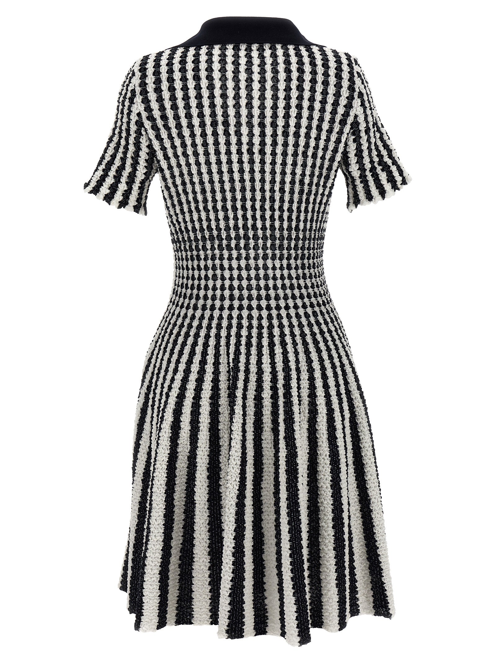 Marylin dress White/black Cotton Polyamide Elastane