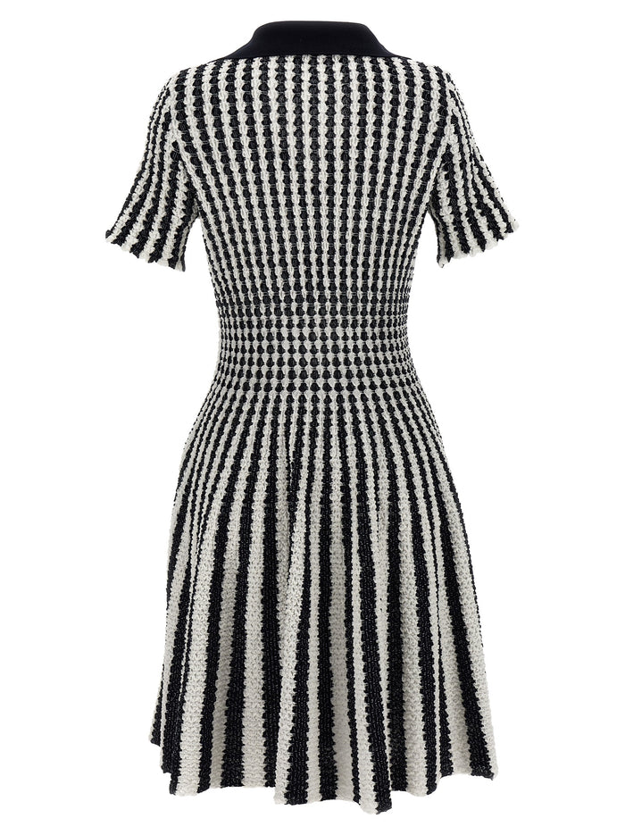 Marylin dress White/black Cotton Polyamide Elastane