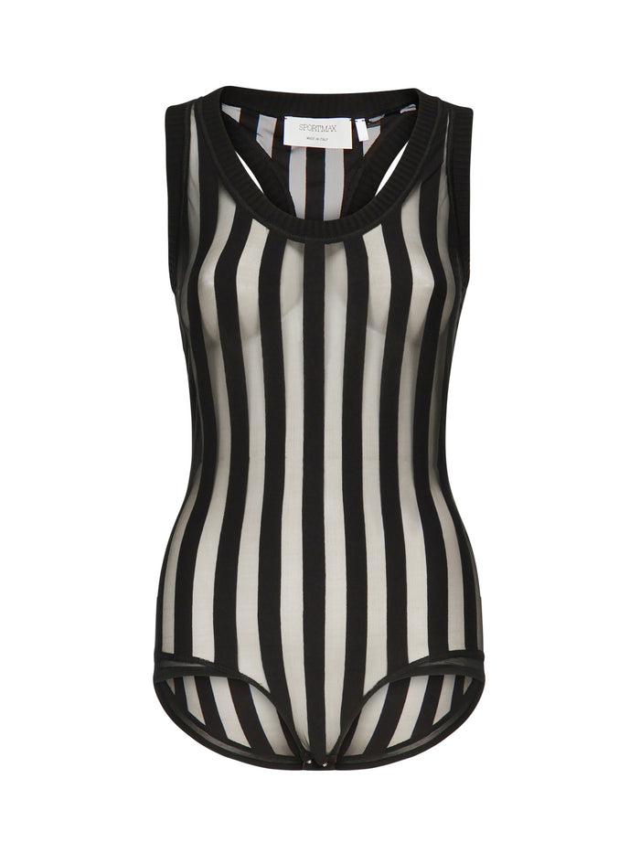 Sportmax Top Black Cotton