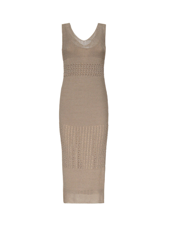 Max Mara Dresses Beige Cotton