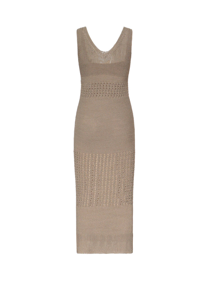 Max Mara Dresses Beige Cotton