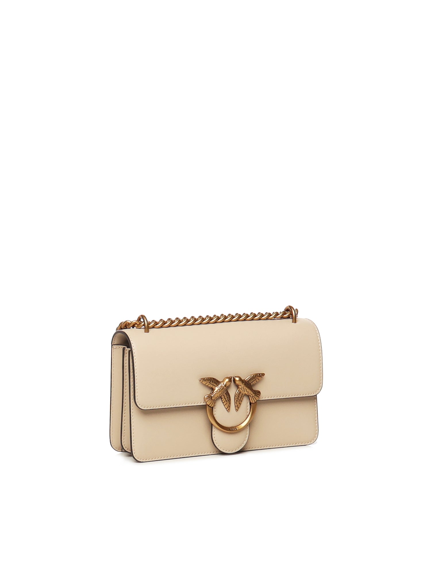 Pinko Bags Beige Cowskin