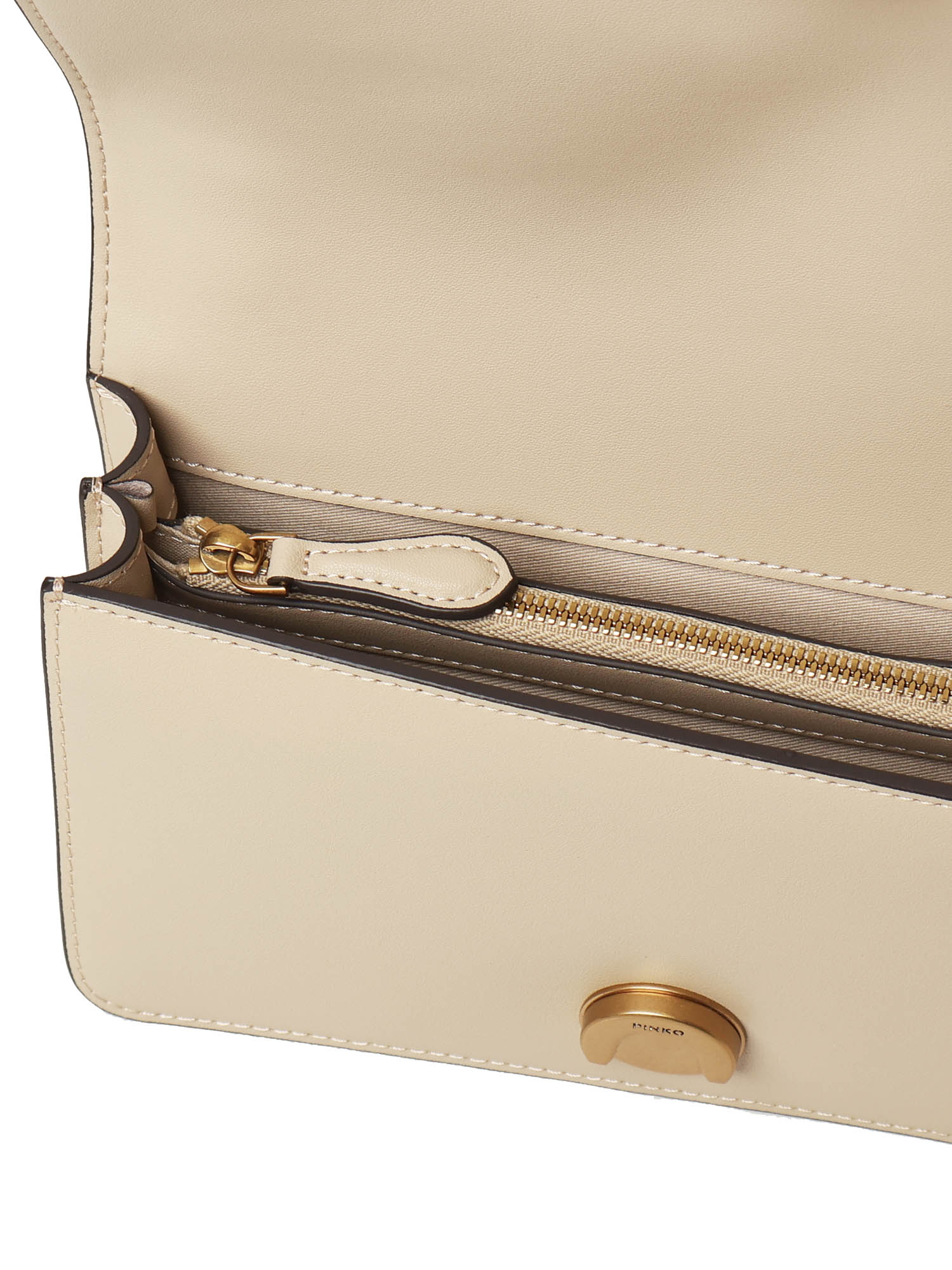 Pinko Bags Beige Cowskin