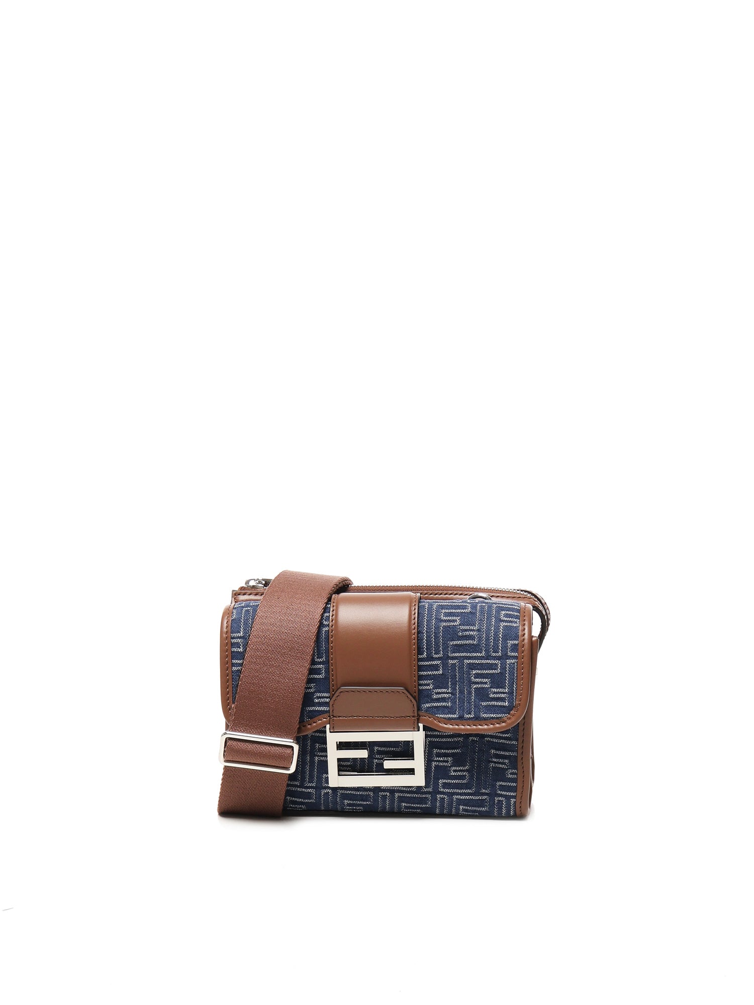 Fendi Bags Blue/ Camel Cotton