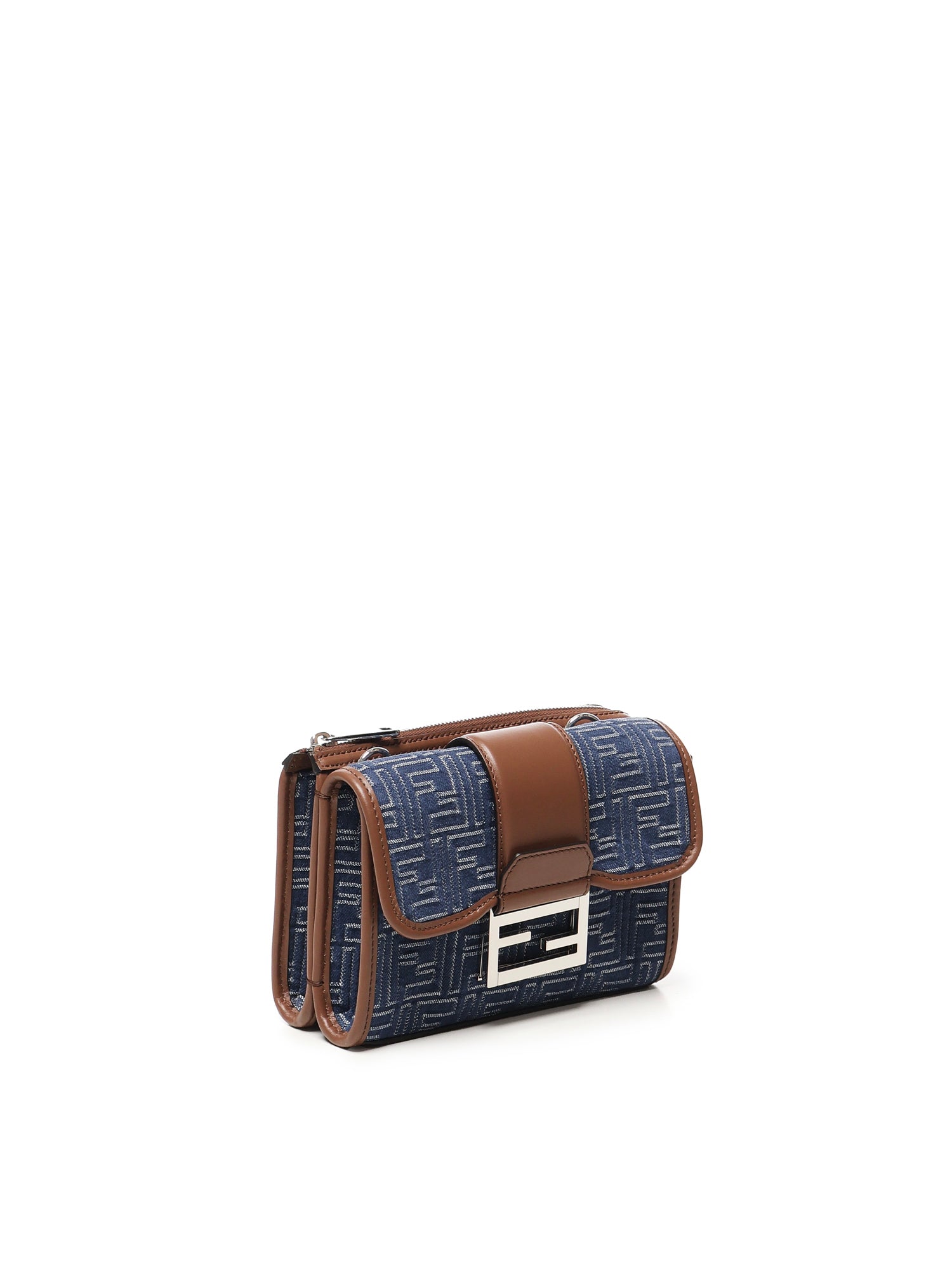 Fendi Bags Blue/ Camel Cotton