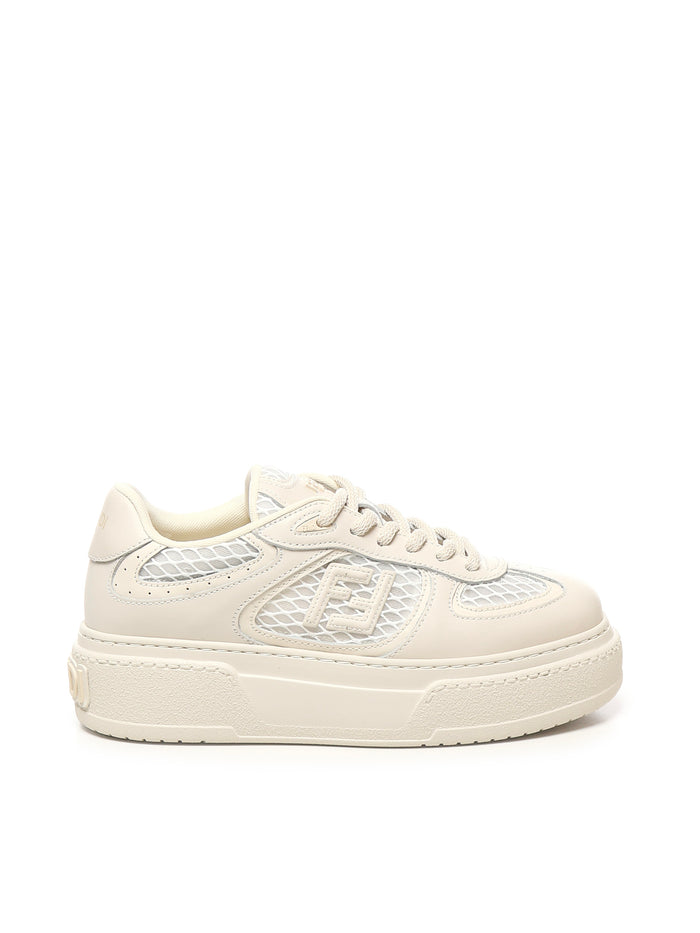 Fendi Sneakers Off-white Calfskin