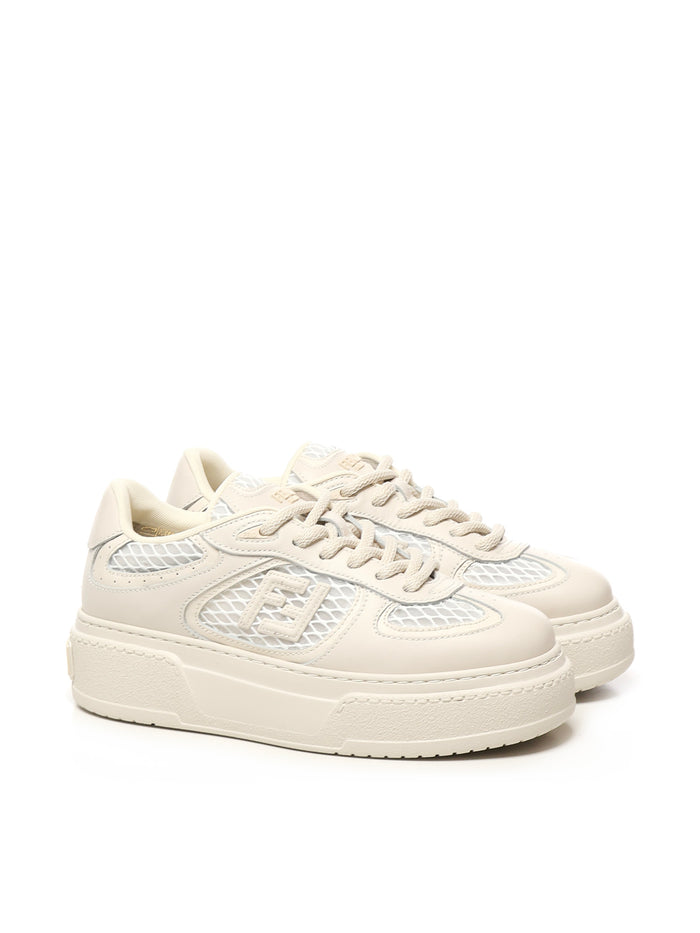 Fendi Sneakers Off-white Calfskin