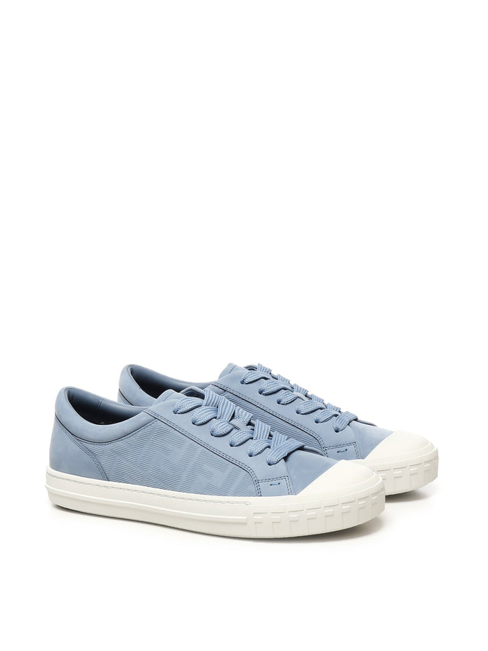 Fendi Sneakers Blue Calfskin
