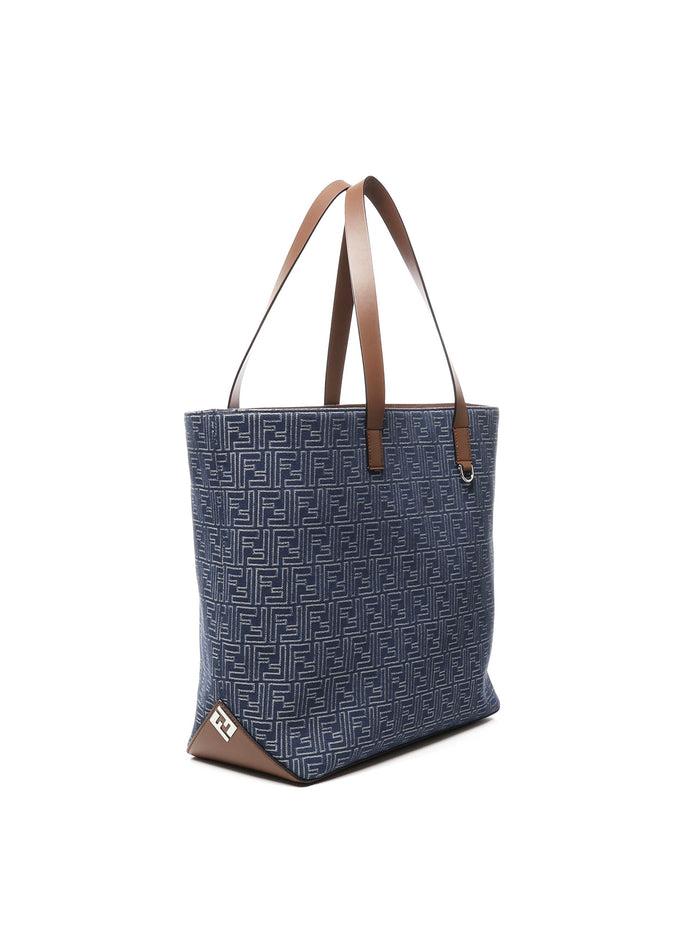 Fendi Bags Blue/ Camel Cotton