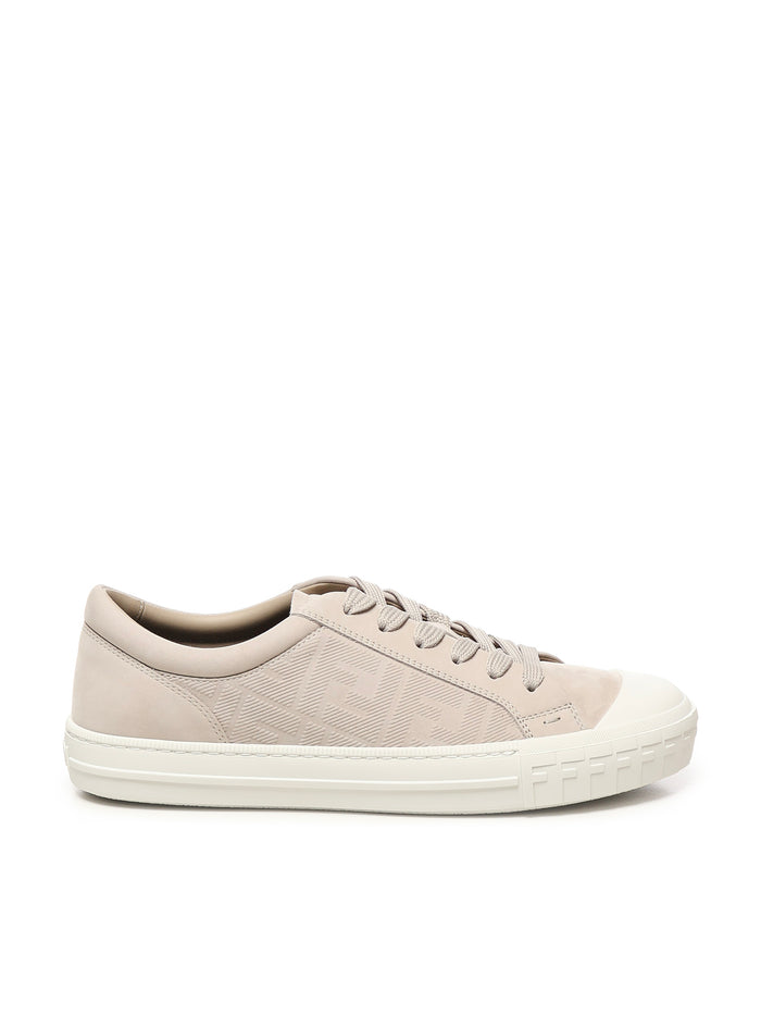 Fendi Sneakers Beige Calfskin