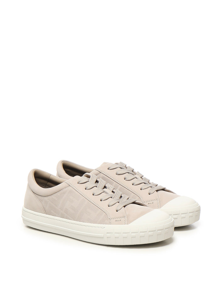 Fendi Sneakers Beige Calfskin
