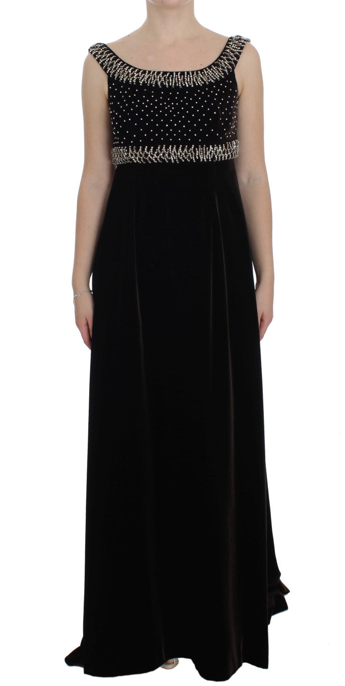 Dolce & Gabbana 55% Rayon gown in black