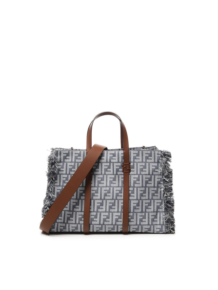 Fendi Bags Blue/ Camel Polyester Cotton Elastane