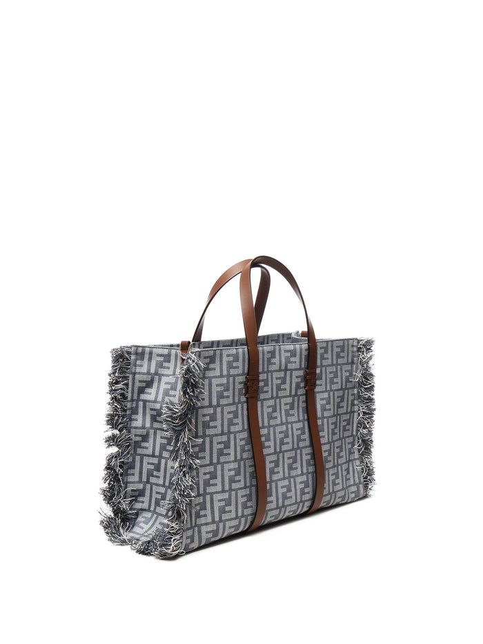 Fendi Bags Blue/ Camel Polyester Cotton Elastane