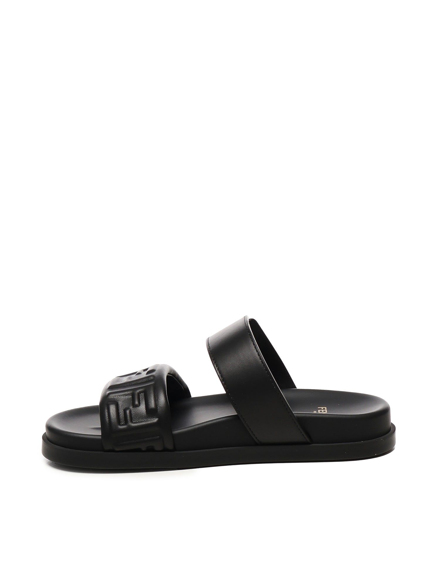 Fendi Sandals Black Calfskin
