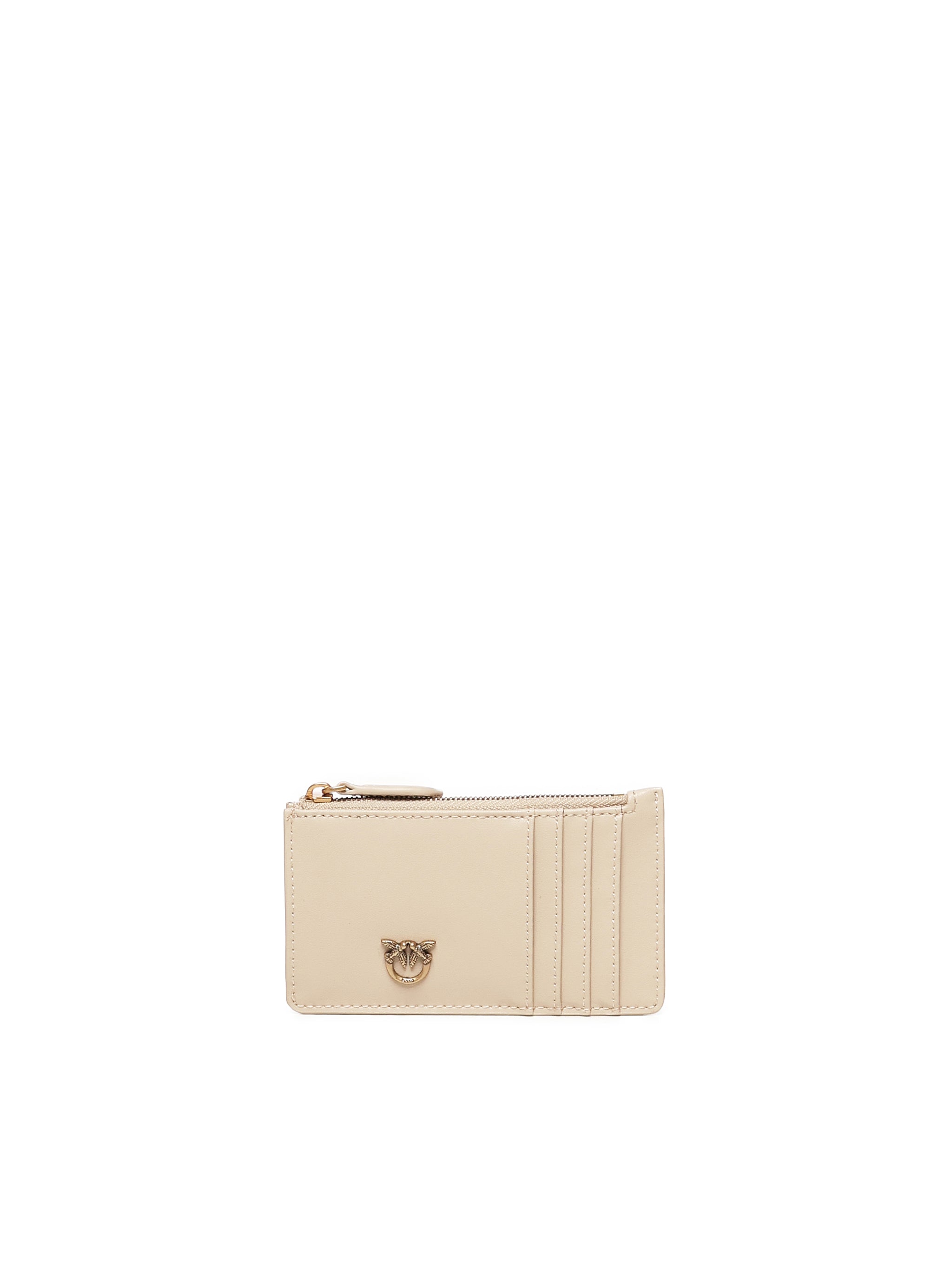 Pinko Wallets Beige Cowskin