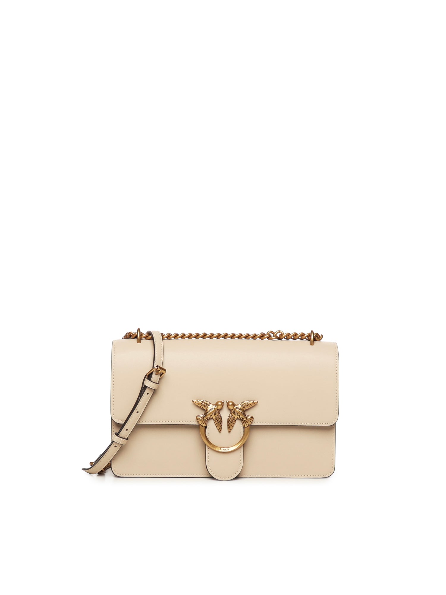 Pinko Bags Beige Cowskin