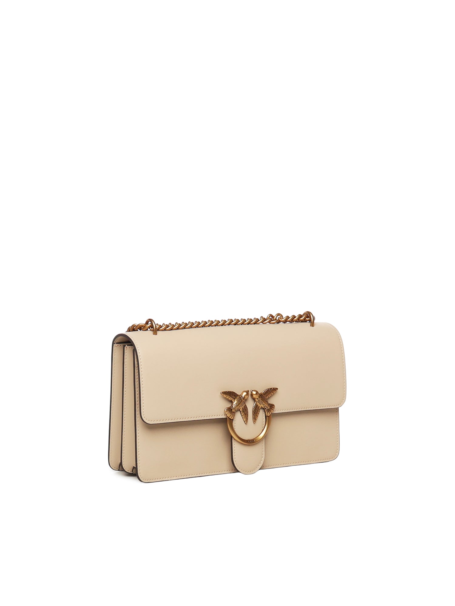 Pinko Bags Beige Cowskin