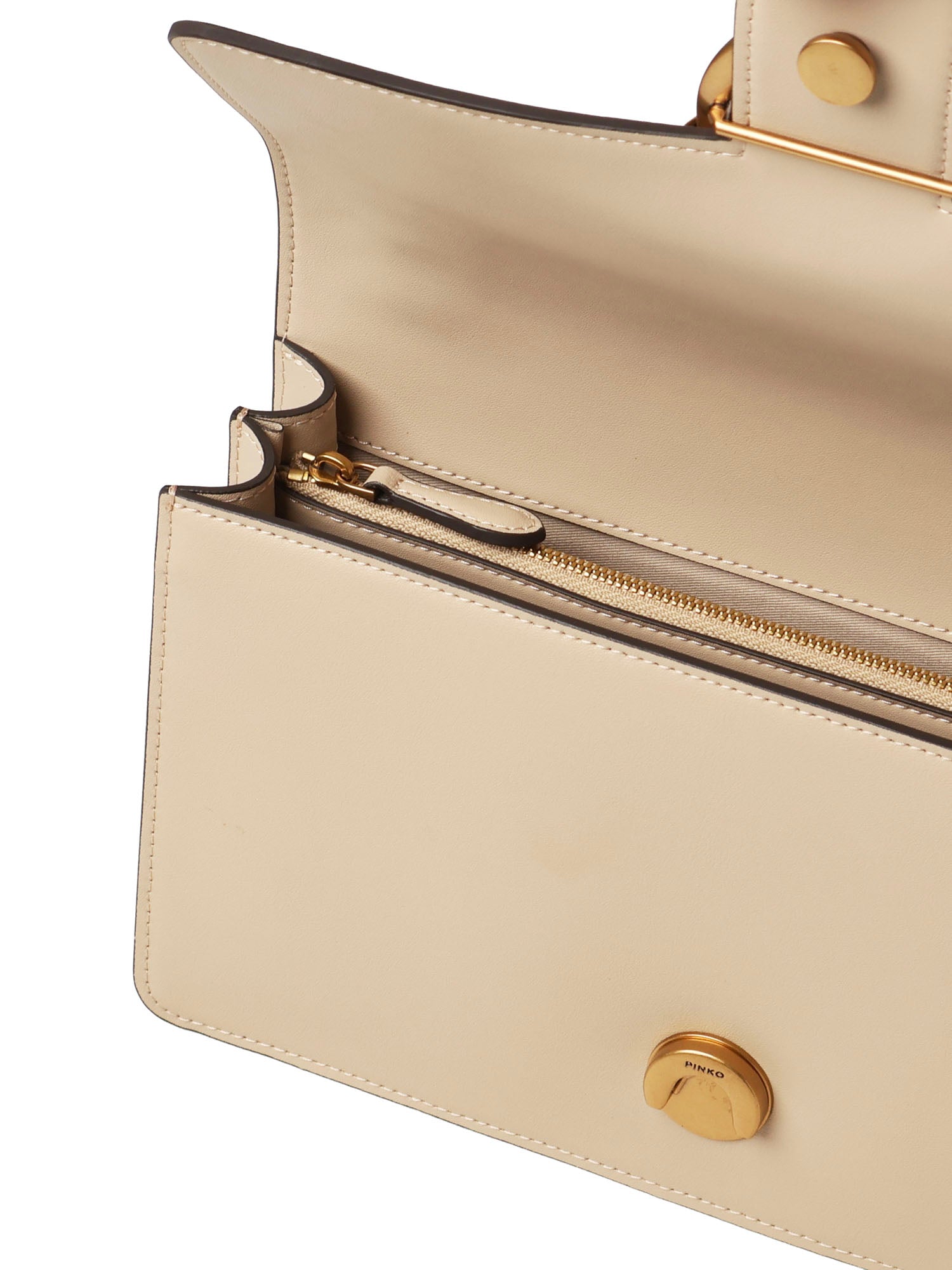 Pinko Bags Beige Cowskin