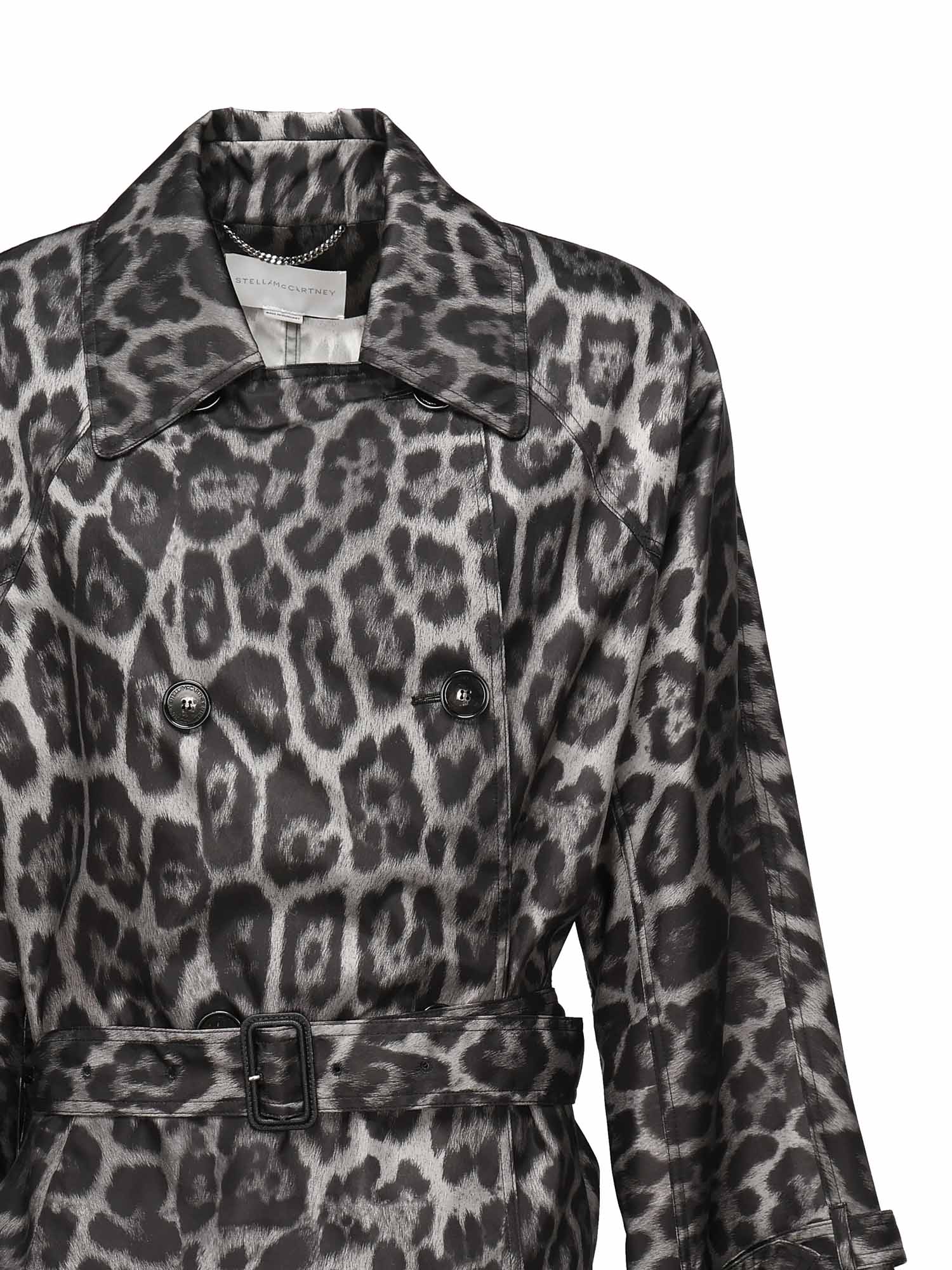 Stella Mccartney Coats Grey Polyamide