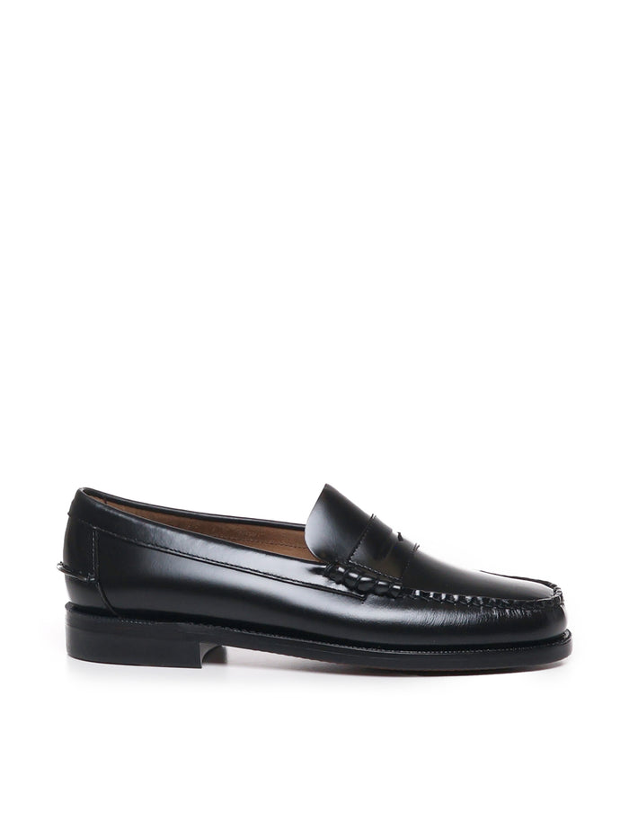 Sebago Flat Shoes Black Calfskin