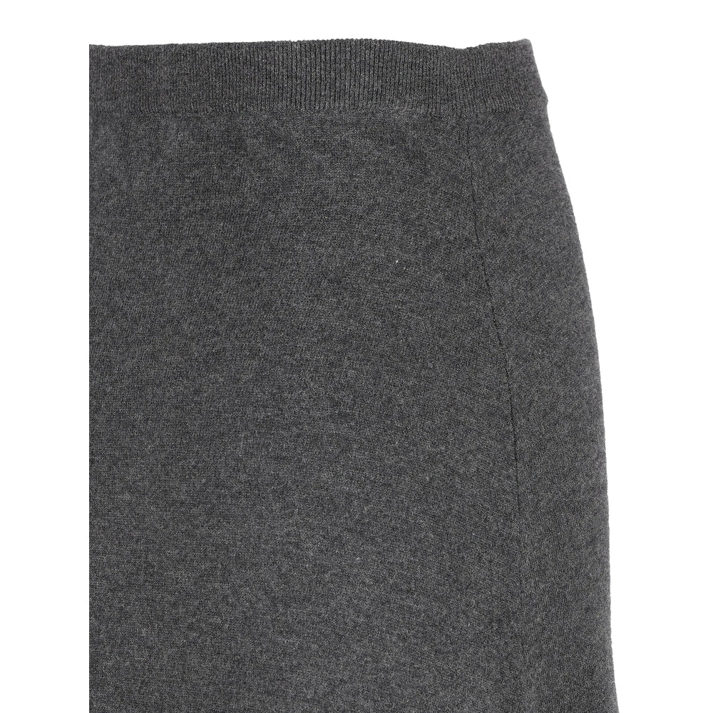 Skirt Balenciaga Grey Wool: 100