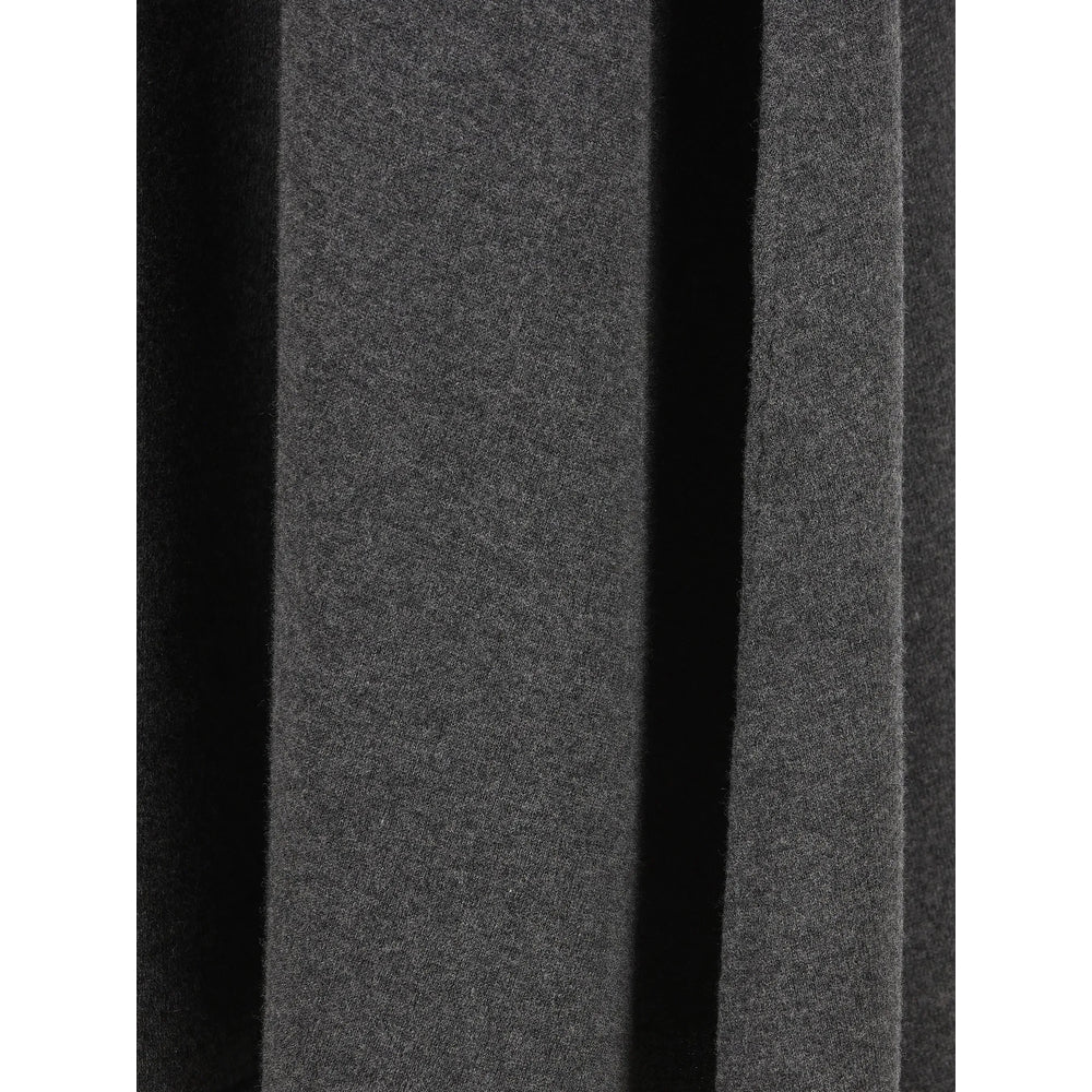 Skirt Balenciaga Grey Wool: 100