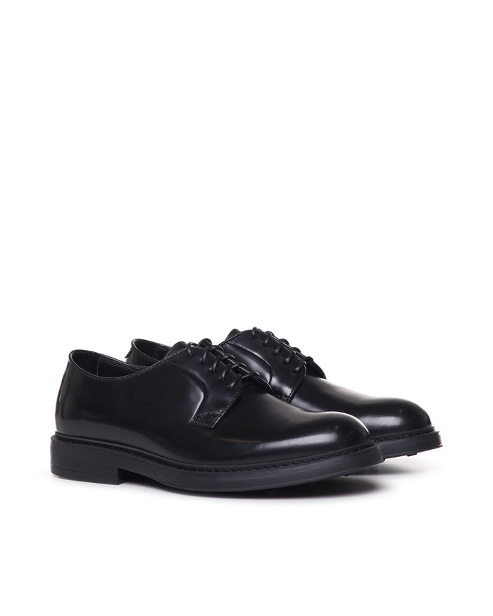 Doucals Flat shoes Black Calfskin