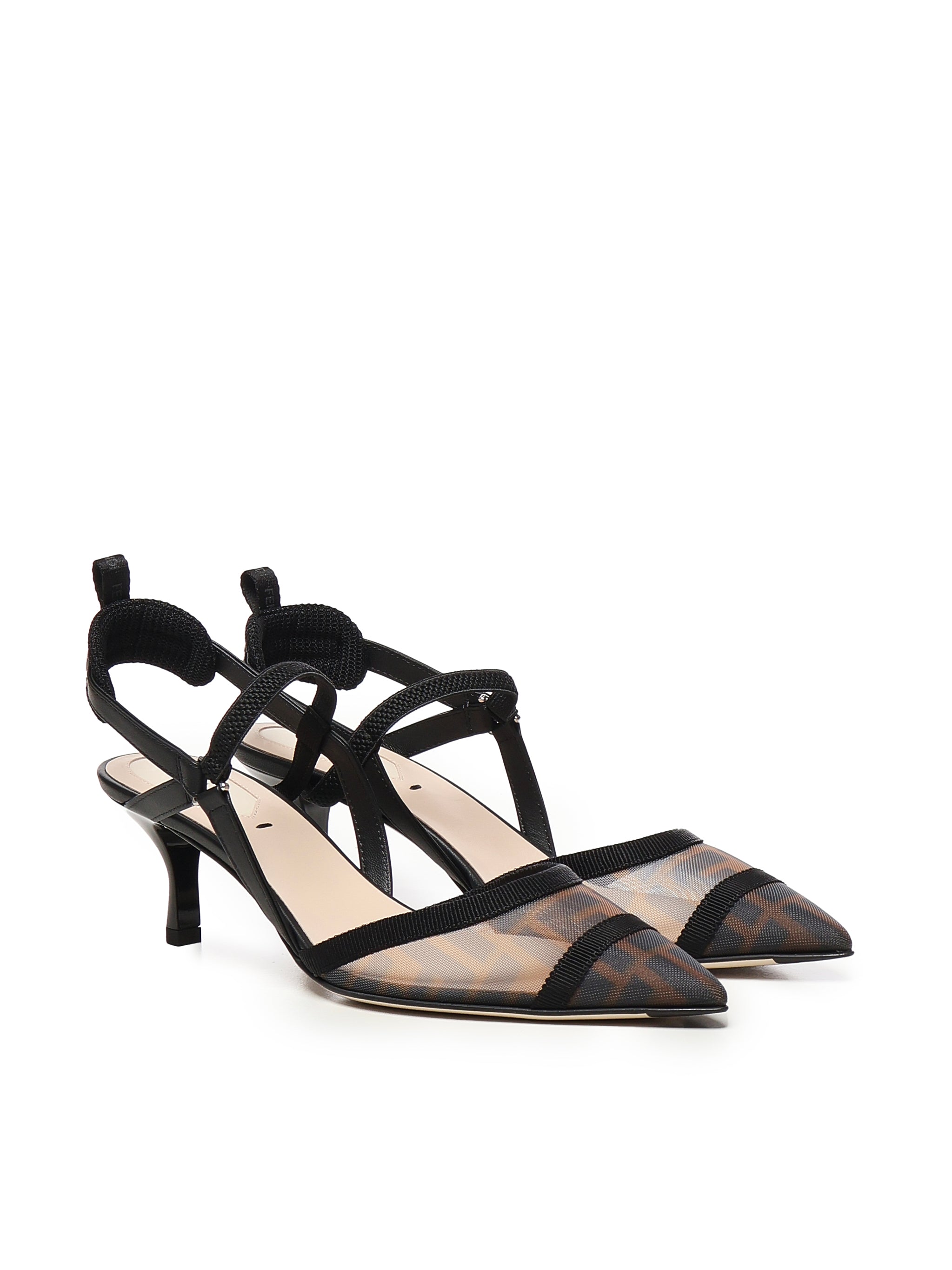 Fendi With Heel Black Polyamide